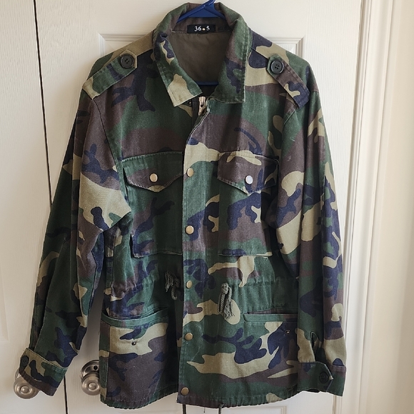 Mendocino Jackets & Blazers - Mendocino Camouflage Military Jacket Sz S